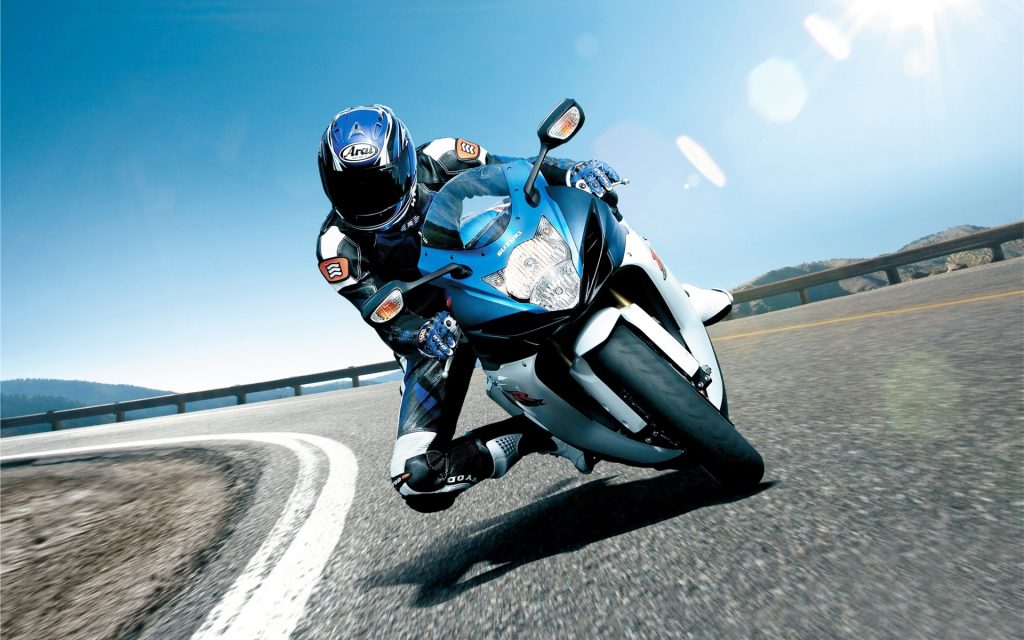 Powerful Suzuki Biker Fhd Walpaper