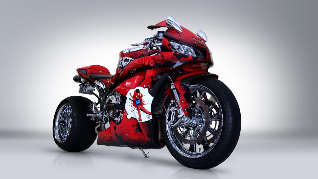 Awesome Red Honda Cbr600rr 2016 Fhd Sports Bike Wallpaper