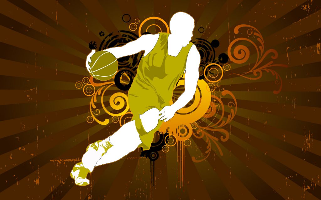 Basketball Player Vector Fhd Wallpaper