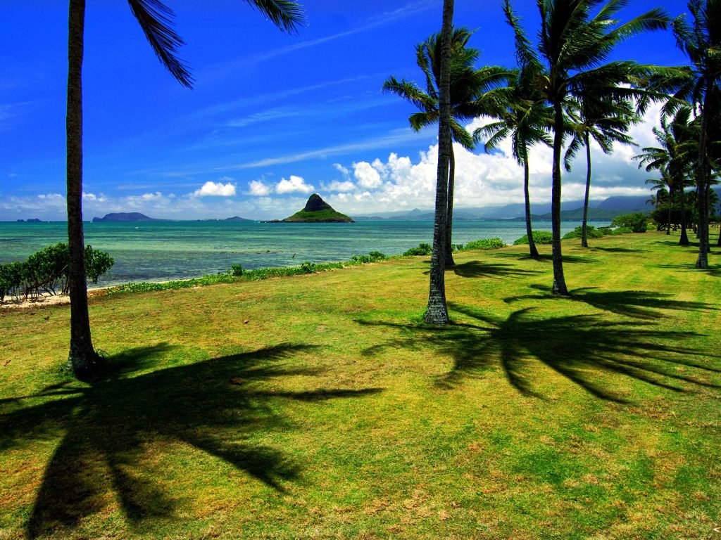 Chinamans Hat Hawaii Hd Wallpaper