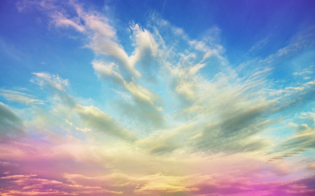 Colorful Clouds Sky Fhd Wallpaper