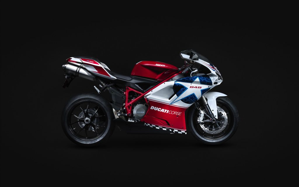 Energetic Ducati 848 Fhd Wallpaper