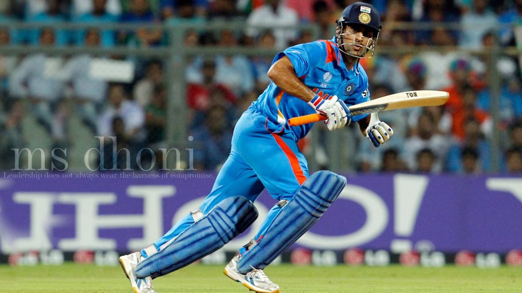Great Indian Ms Dhoni Fhd Cricket Wallpaper