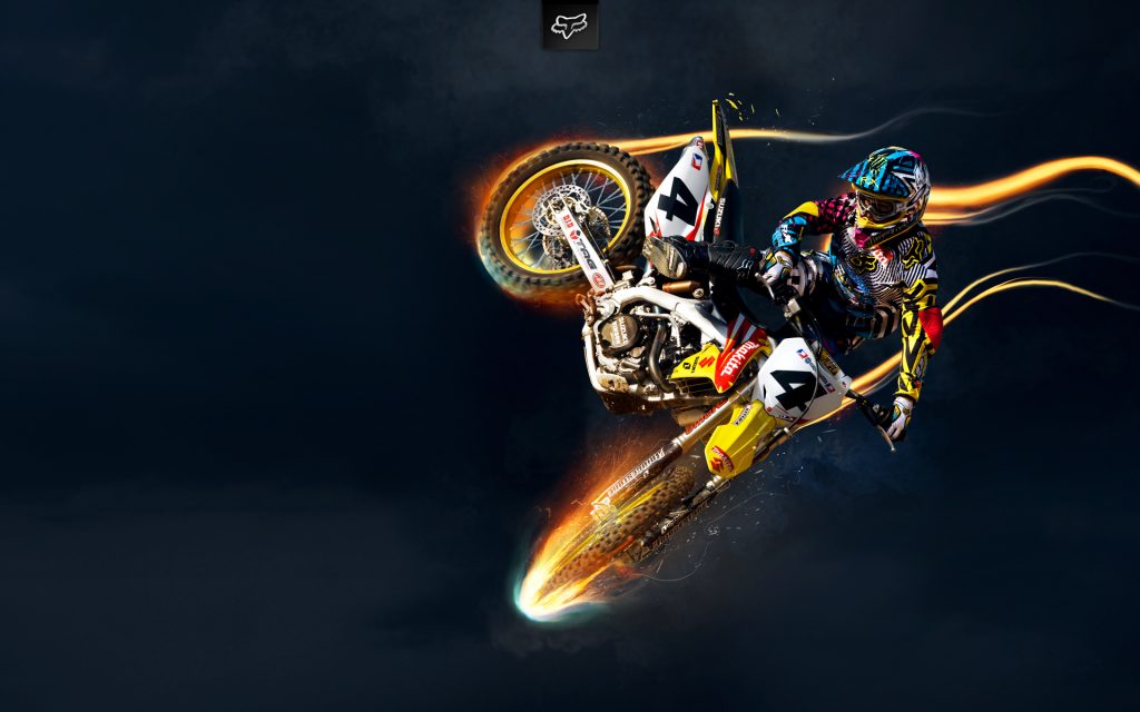 Hot Riding Fhd Suzuki Motocross Wallpaper