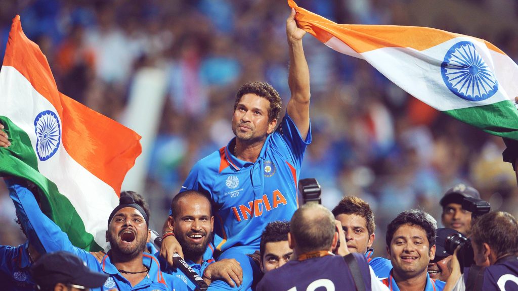 Sachin God Of Cricket Fhd Celebrate Wallpaper