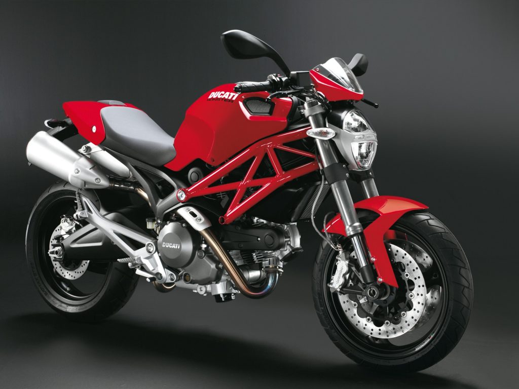 Stylish Ducati Monster 696 Red Hd Wallpaper