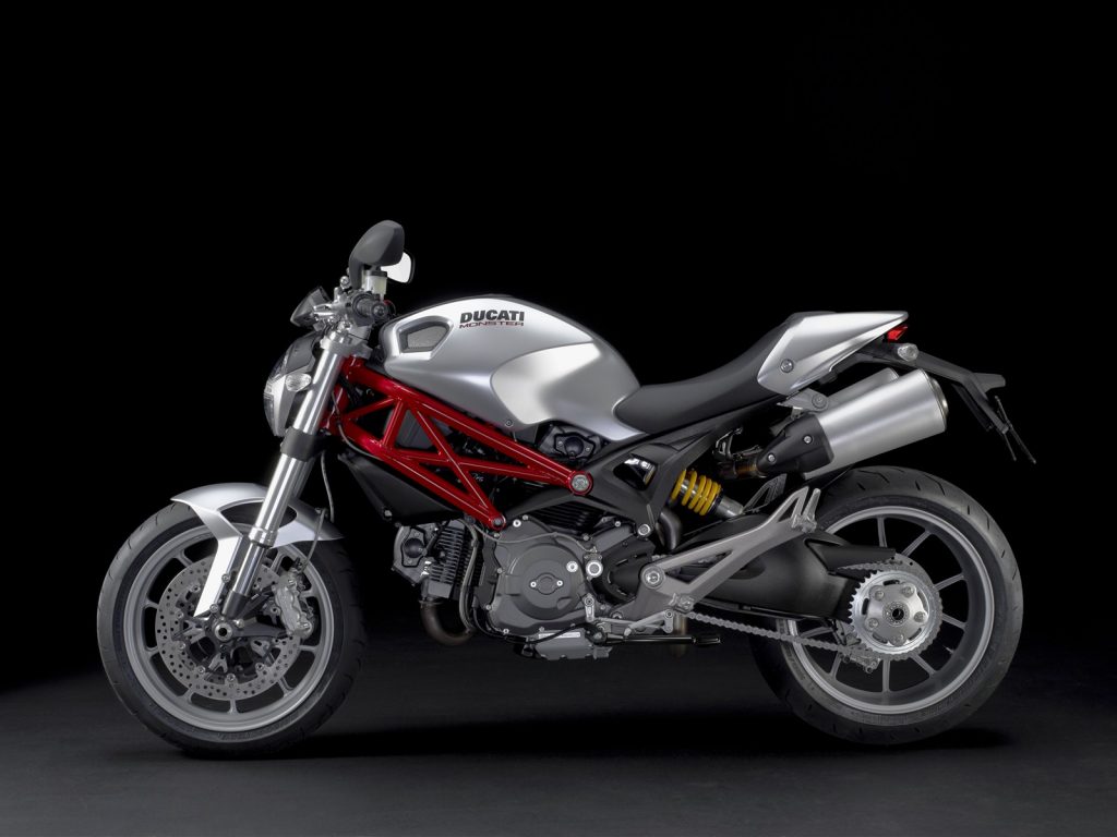 Stylish Racer Ducati Monster 1100 Metallic Mix Hd Wallpaper
