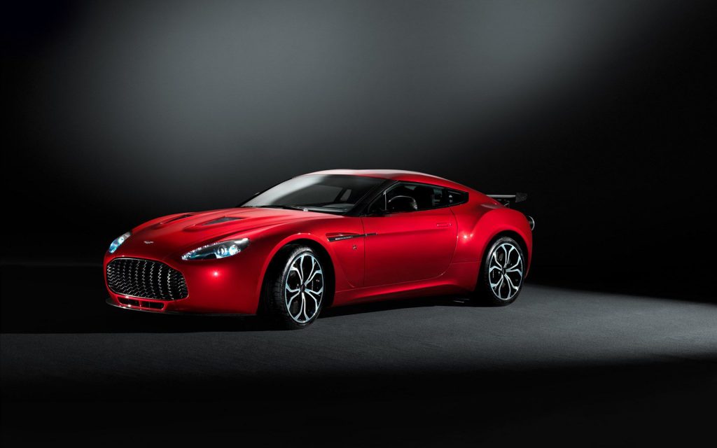 2013 Aston Martin V12 Zagato Beautiful Red Fhd Wallpaper