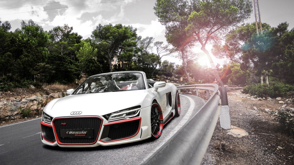 2014 Audi R8 V10 Spyder Stylish Fhd Wallpaper