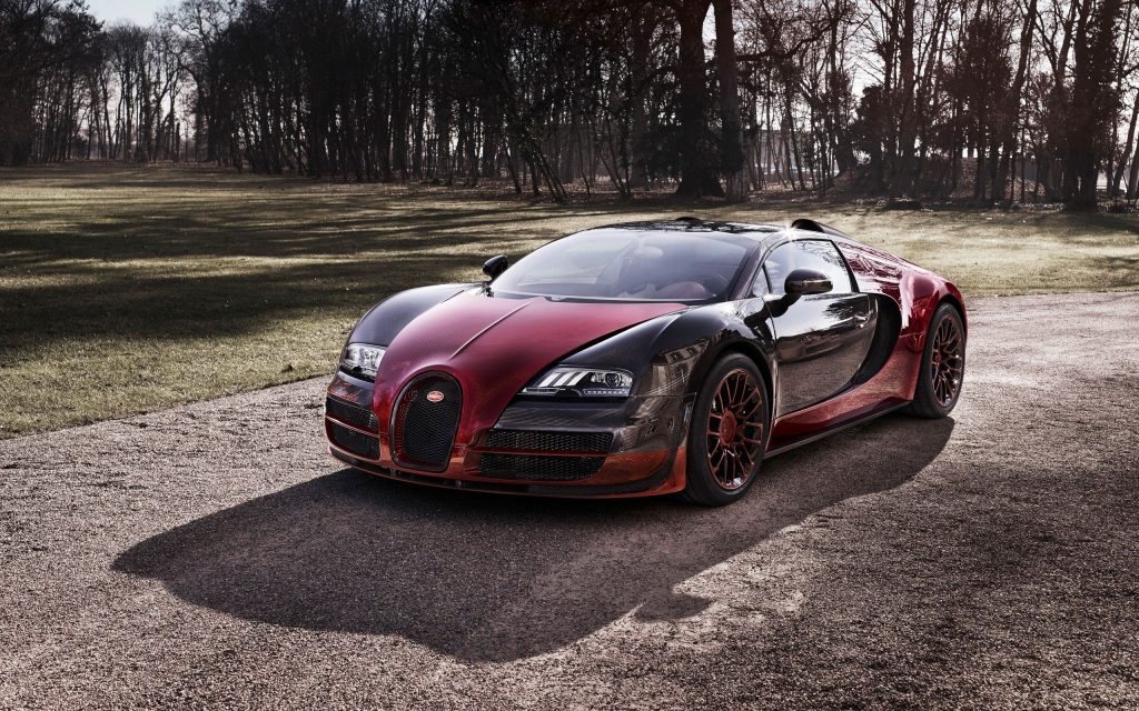 2015 Bugatti Veyron Grand Sport Vitesse Elegant Red Fhd Wallpaper