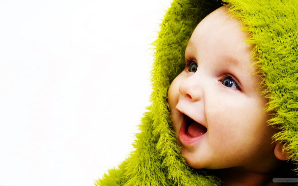 Adorable Smiling Baby Fhd Wallpaper