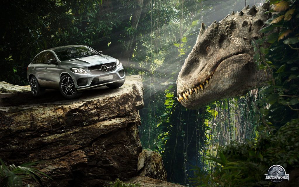 Adventurous Mercedes Benz Gle Coupe Jurassic World Wide Wallp 6343