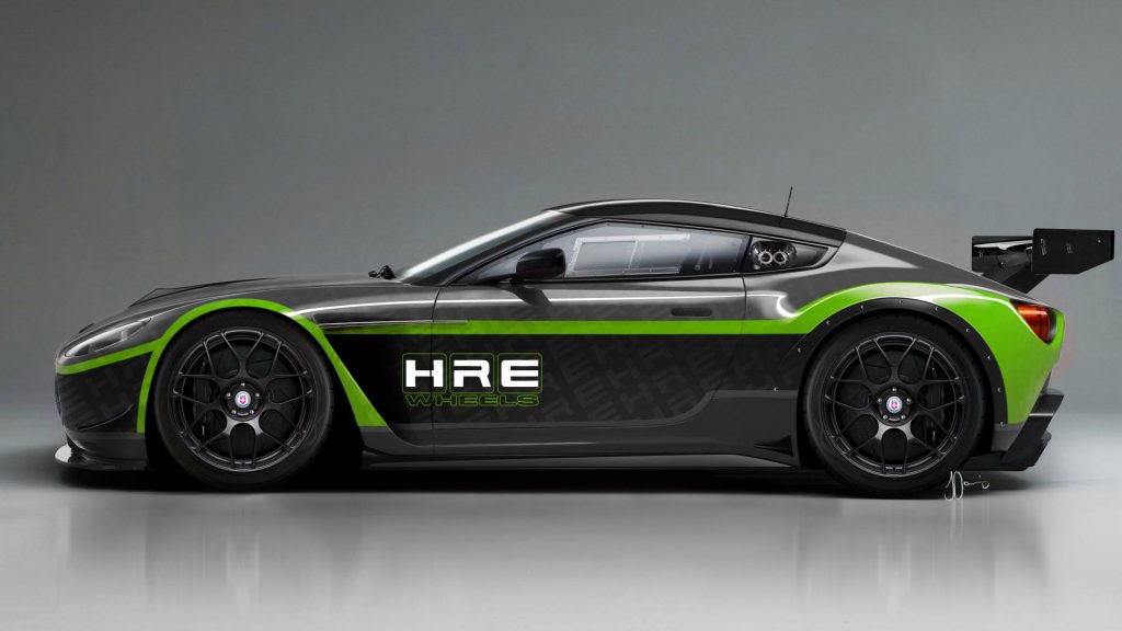 Amazing Blak Green Aston Martin Gt3 Fhd Wallpaper