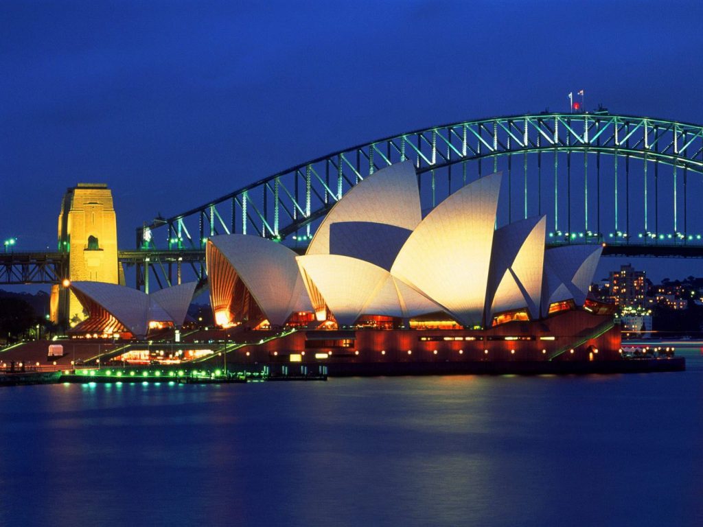 Architech Wonder Sydney Opera House Australia Hd Wallpaper