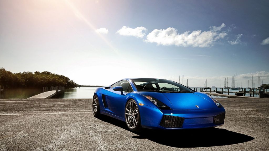 Awesome Royal Blue 2012 Lamborghini Gallardo Lp560 4 Fhd Wallpaper