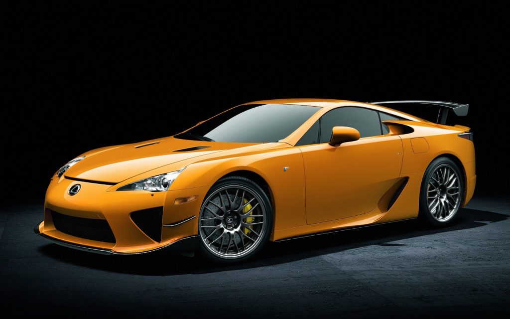 Beautiful Orange Lexus Lfa Nurbyrgring Fhd Wallpaper