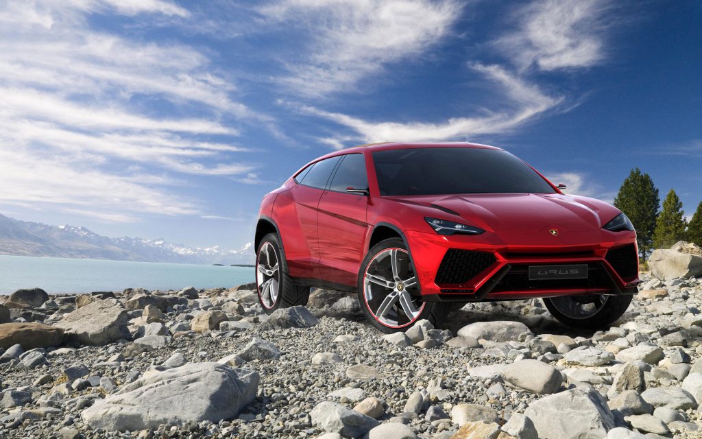 Beautiful Red Lamborghini Urus Suv Fhd Wallpaper