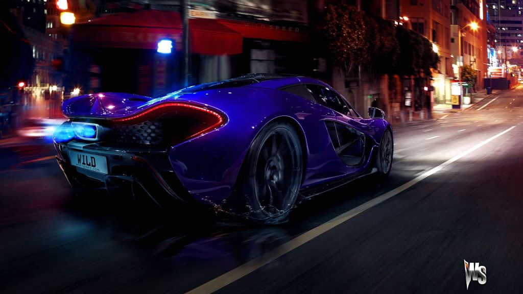 Beyond Compare Blue Mclaren P1 Fhd Wallpaper