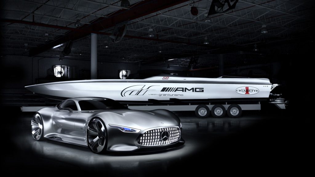 Beyond Compare Mercedes Benz Amg Cigarette Racing Vision Gt Concept Fhd Wallpaper