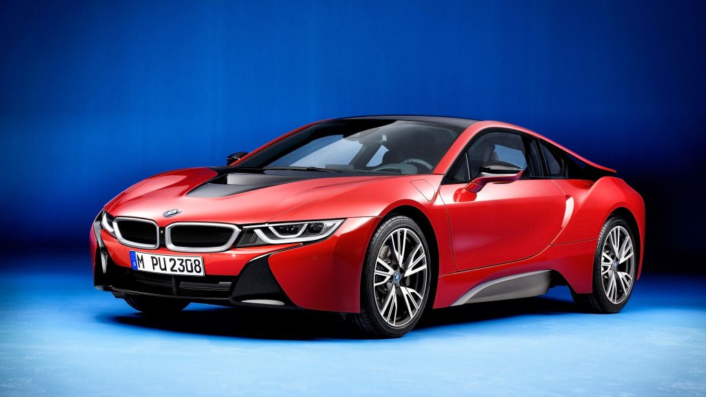 Bmw I8 Glorious Red Edition 2016 Fhd Wallpaper