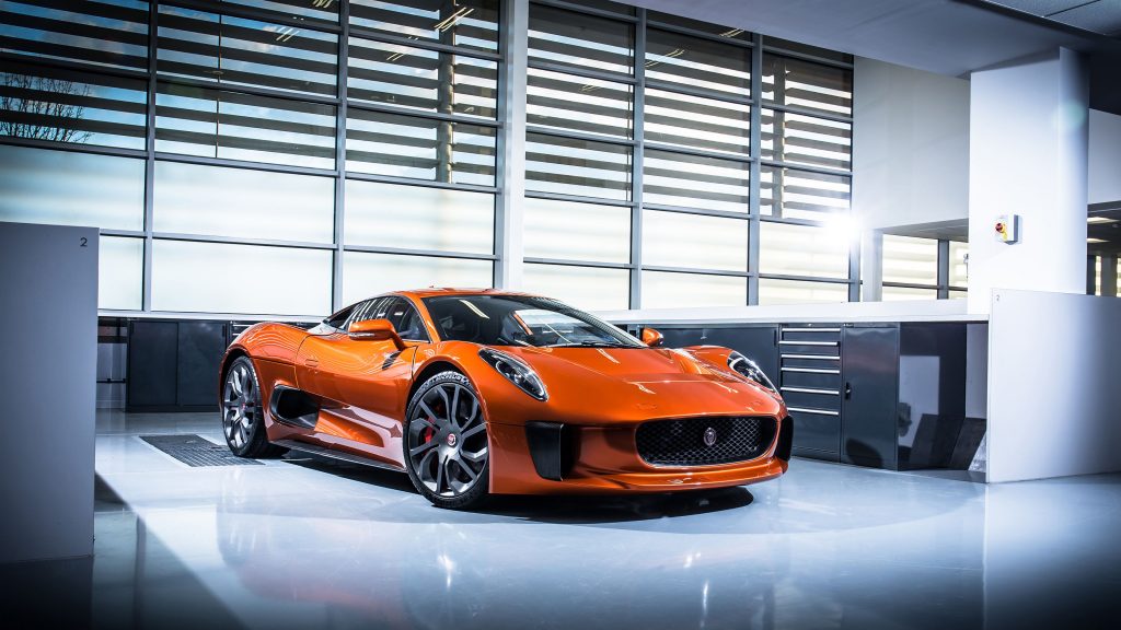 Bright Flame Orange 2015 Jaguar C X75 007 Spectre Bond Car 4k Uhd Wallpaper