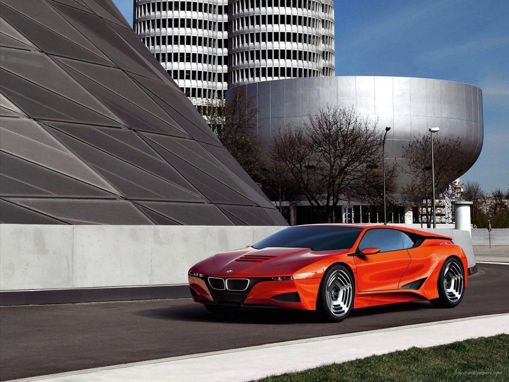 Bright Orange Bmw M1 Homage Concept Car Hd Wallpaper