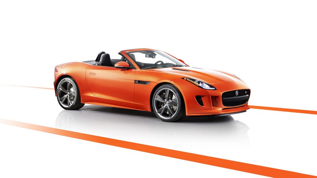 Bright Orange Jaguar F Type Black Pack Edition 2013 Fhd Wallpaper