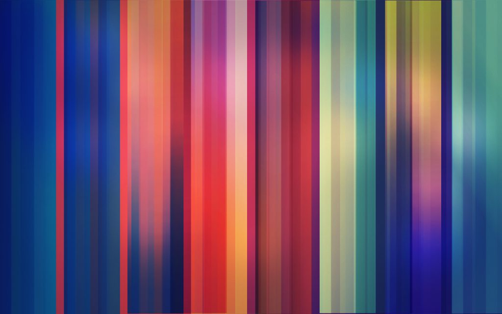 Bright Stripes Of Multicolours Fhd Wallpaper