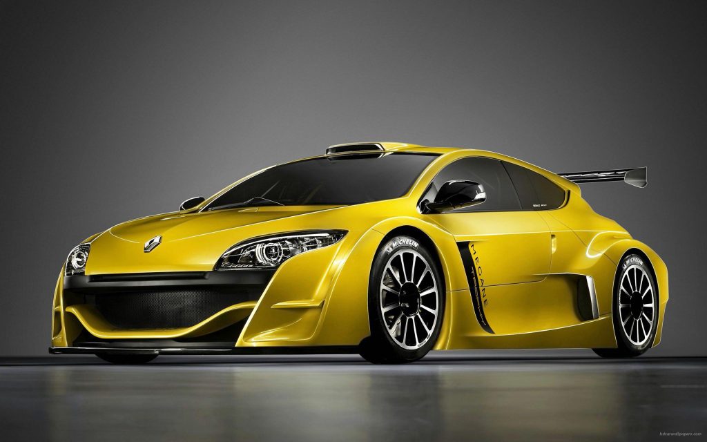 Bright Yellow Color Renault Megane Trophy Fhd Wallpaper