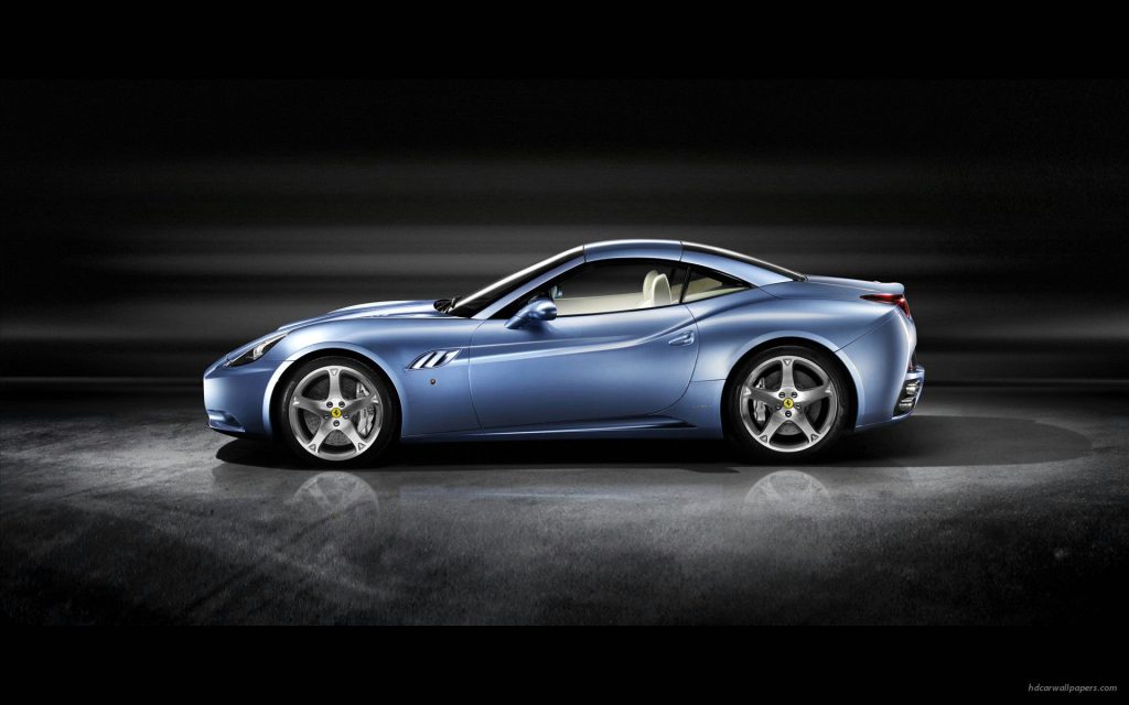 Cool Blue 2009 Ferrari California 4fhd Wallpaper