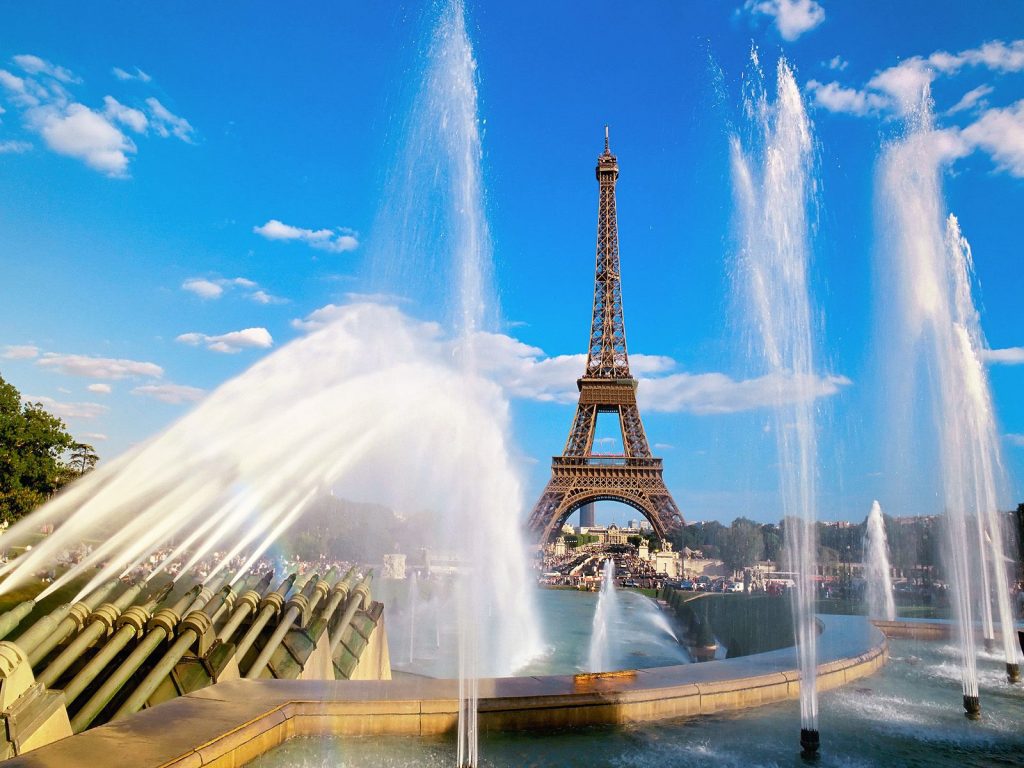 Cool Eiffel Tower Fountain Paris Hd Wallpaper