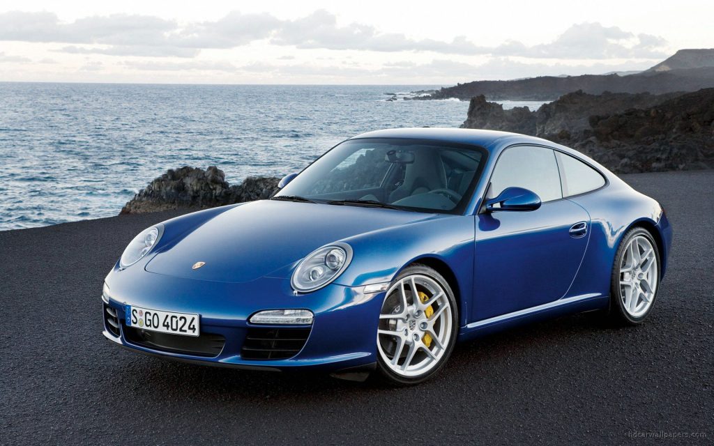 Cool Ocean Blue Porsche 911 Carrera S Fhd Wallpaper