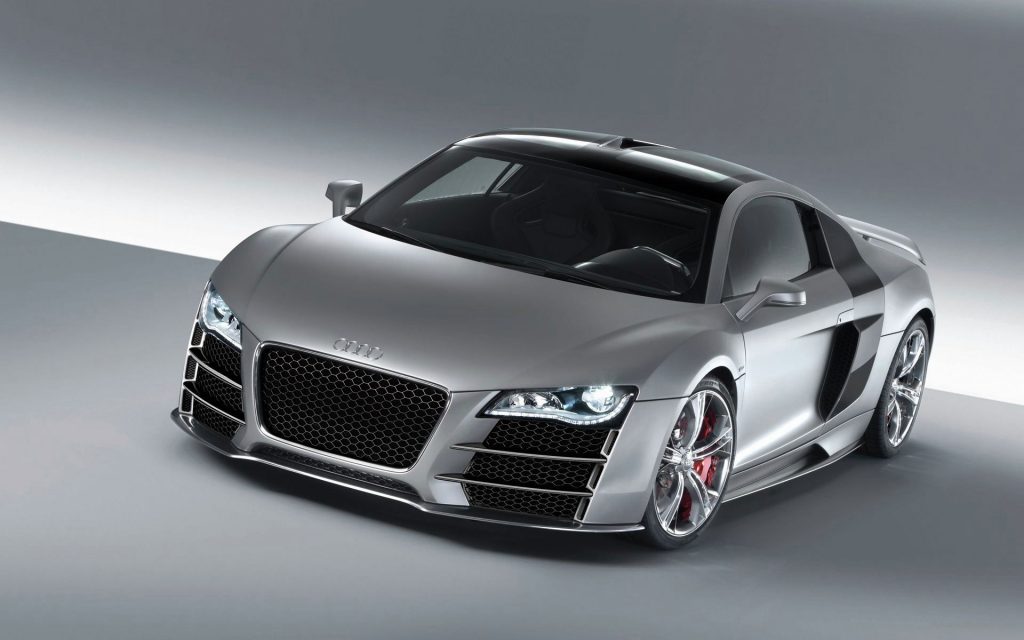 Cool White Audi R8 V12 4 Fhd Wallpaper