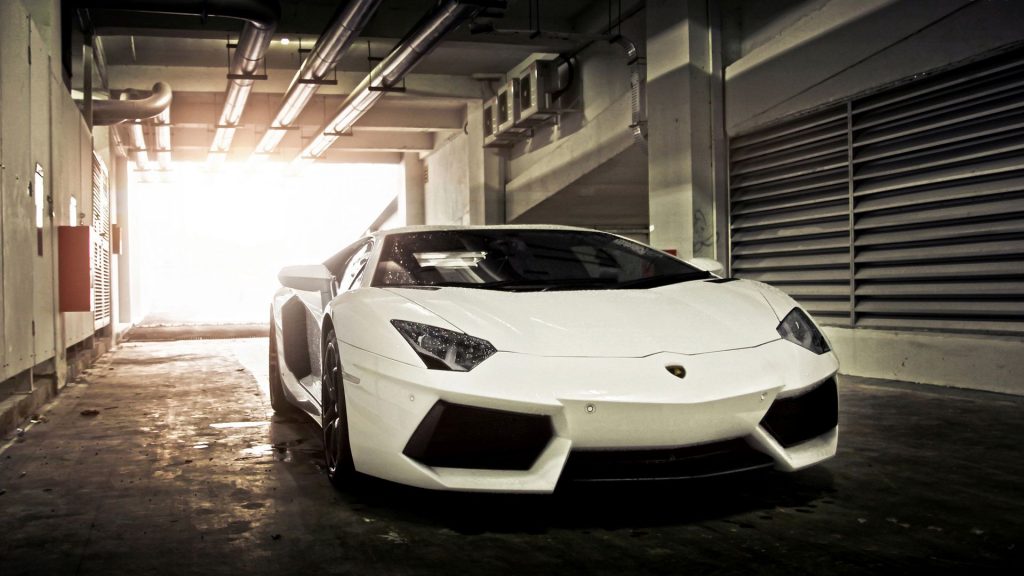 Cool White Lamborghini Aventador Latest Fhd Wallpaper