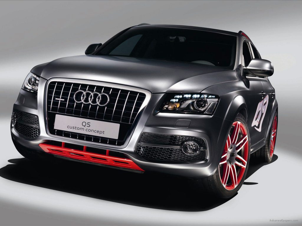 Cute Ebony Black 2009 Audi Q5 Custom Concept Hd Wallpaper