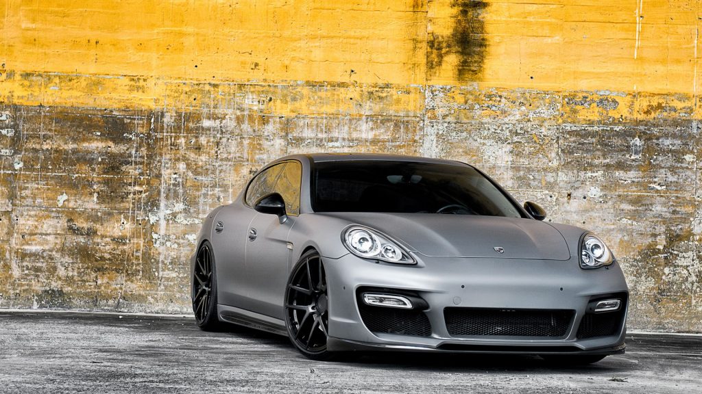 Cute Grey Matte Finish Porsche Panamera Fhd Wallpaper