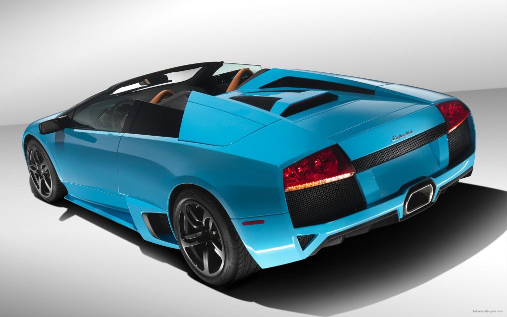 Cute Ocean Blue 2010 Lamborghini Murcielago Fhd Wallpaper