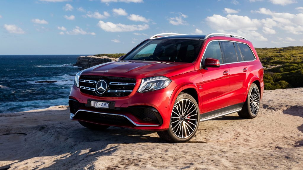 Cute Red Family Rider 2016 Amg Mercedes Benz Gls Class 4k Uhd Wallpaper