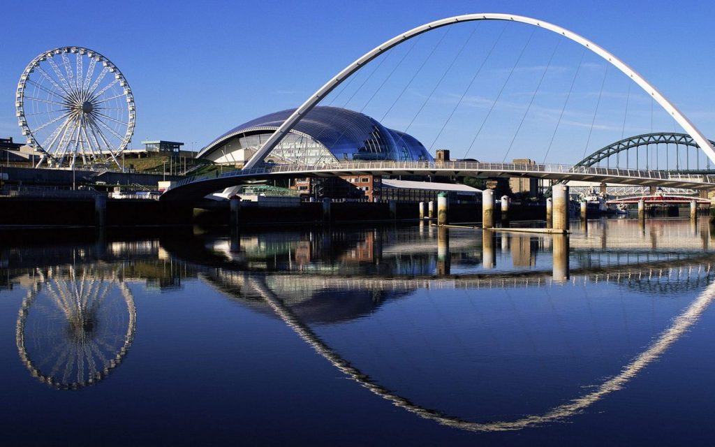 Cute Reflections Millennium Bridge Fhd Wallpaper