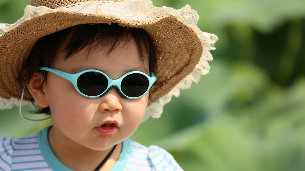 Cute Stylish Baby With Sun Glasses