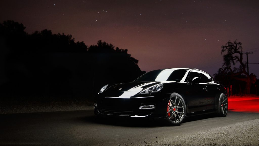 Dazzling Black Porsche Panamera Carbon Graphite Vorsteiner 5k Uhd Wallpaper