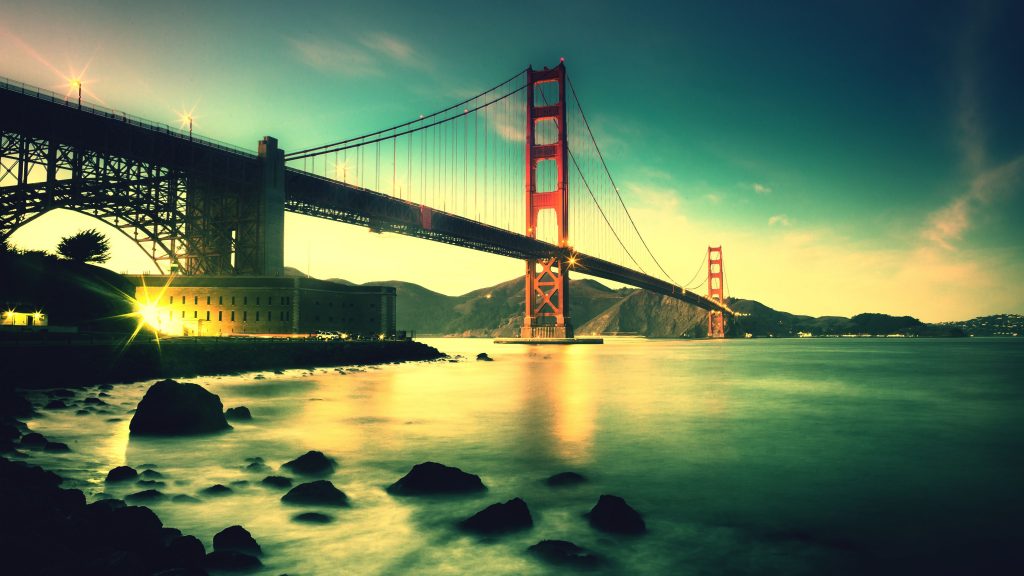 Dazzling Emerald Golden Gate Bridge 5k Uhd Wallpaper