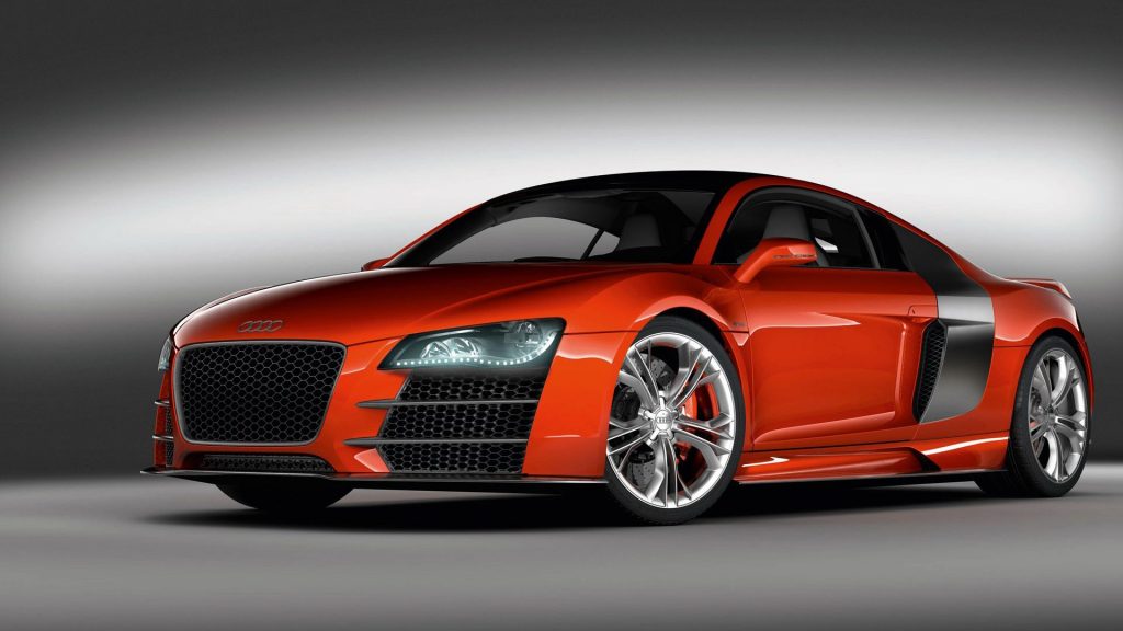 Dazzling Red Audi R8 1080p Fhd Wallpaper