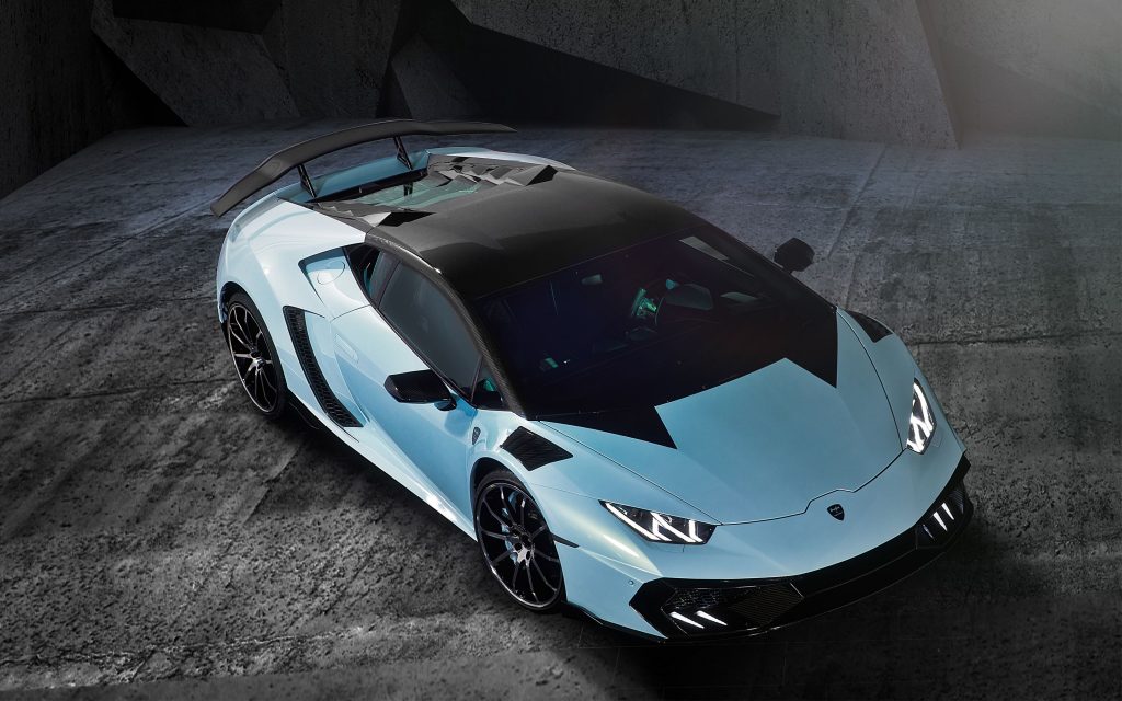 Distinctive Blue Mansory Lamborghini Huracan 1000 Hp Fhd Wallpaper