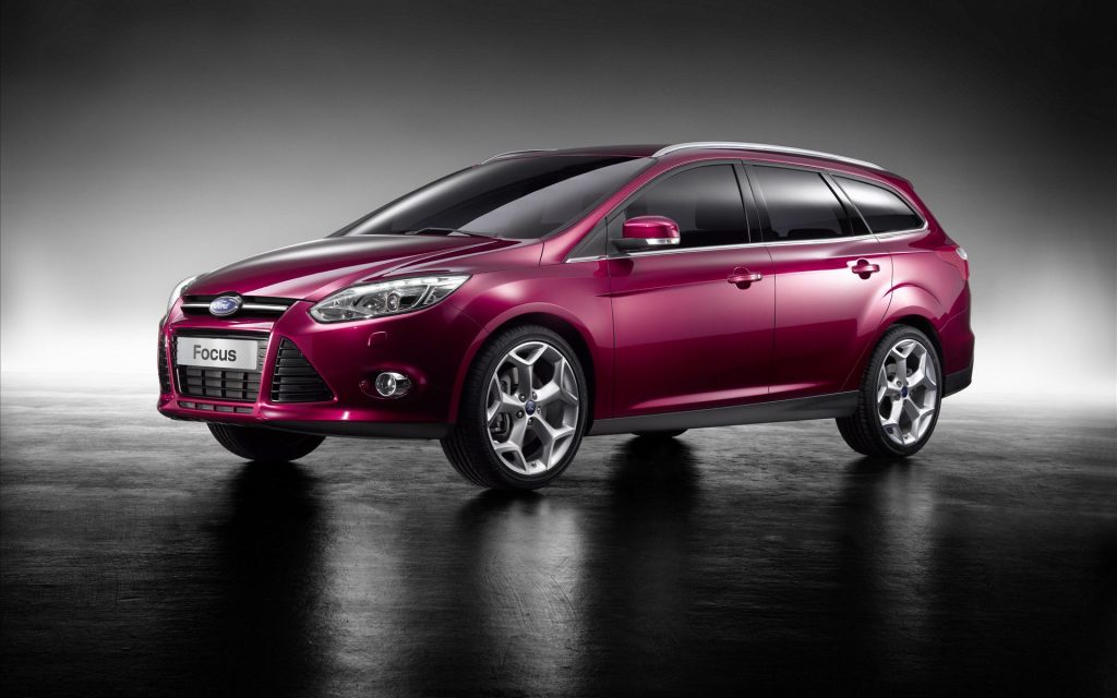 Distinctive Pink 2011 Ford Focus Estate Fhd Wallpaper