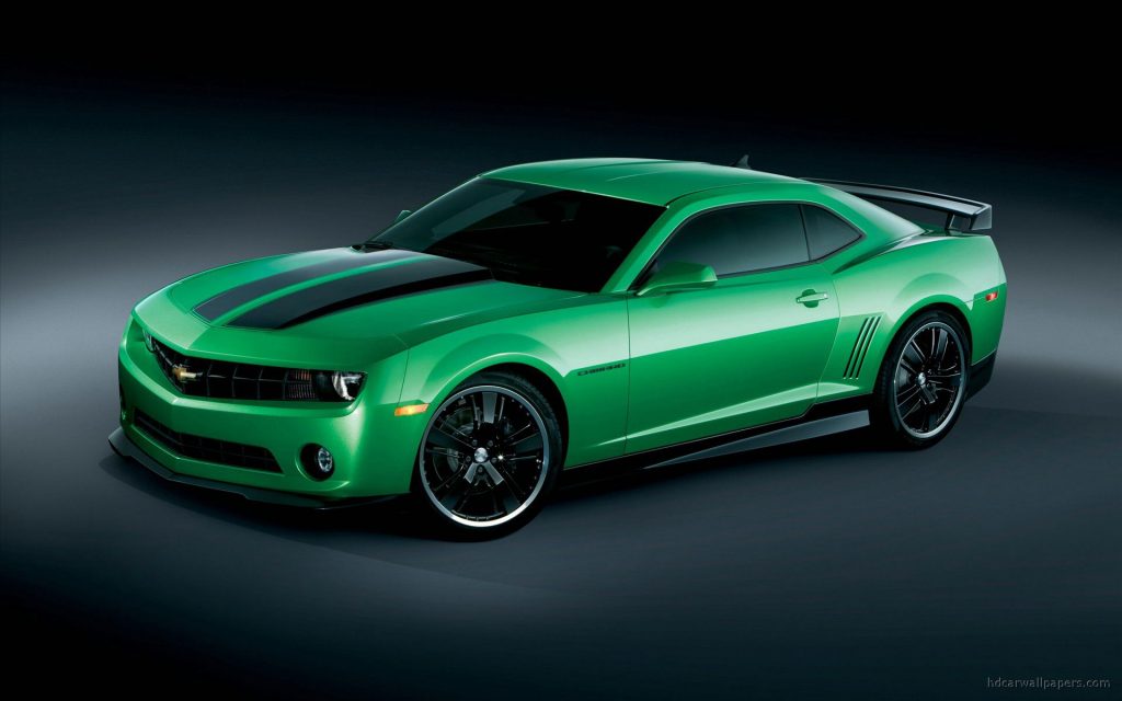 Emerald Green Chevrolet Camaro Synergy Fhd Wallpaper