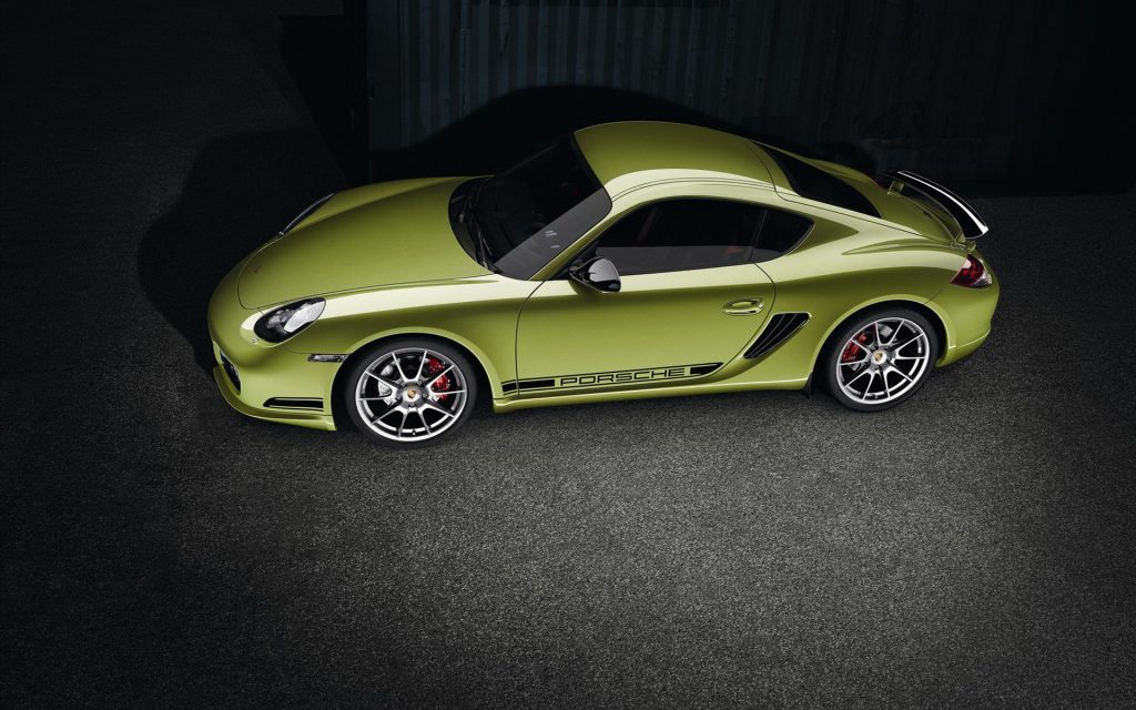 Emerald Green Porsche Cayman R 2011 Fhd Wallpaper