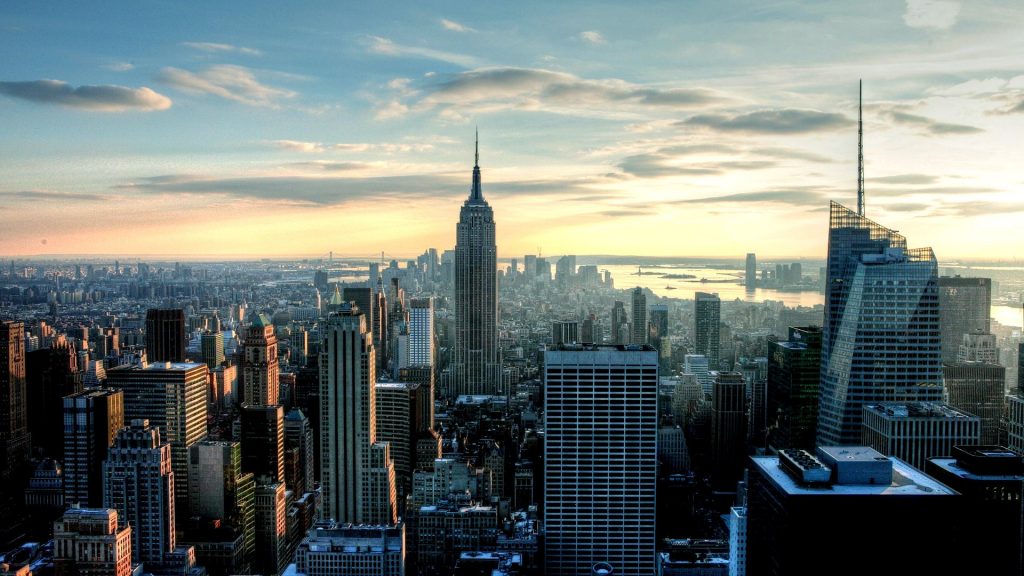 Empire State City Beautiful Vision Fhd Wallpaper