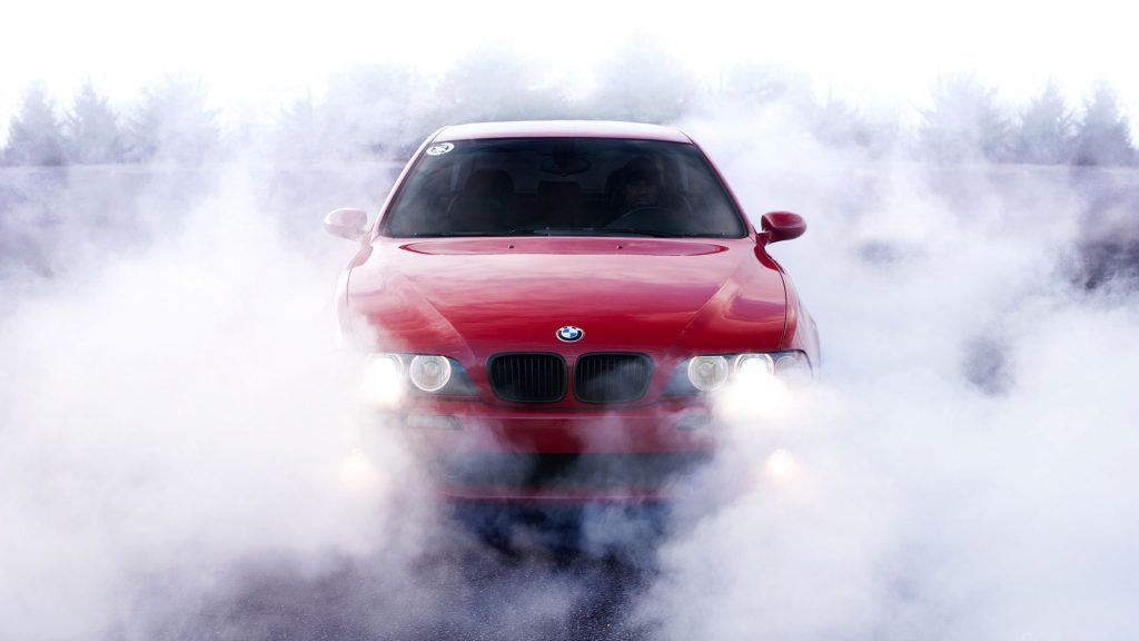Energectic Rider Red Bmw 5 Series Fhd Wallpaper