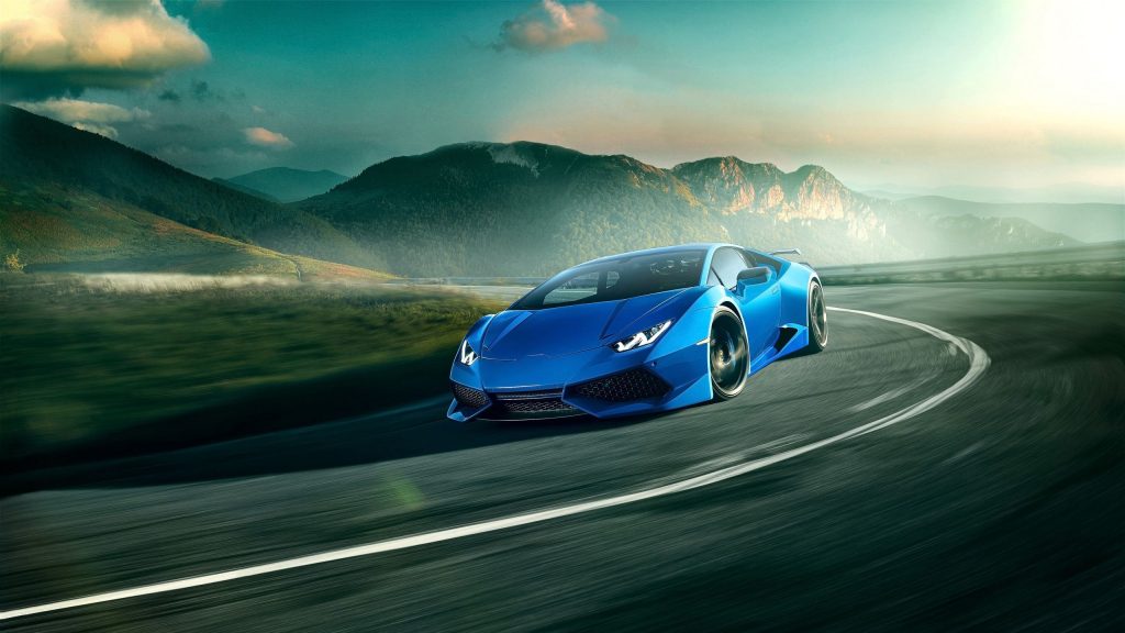 Energetic Blue 2015 Novitec Torado Lamborghini Huracan N Largo Fhd Wallpaper